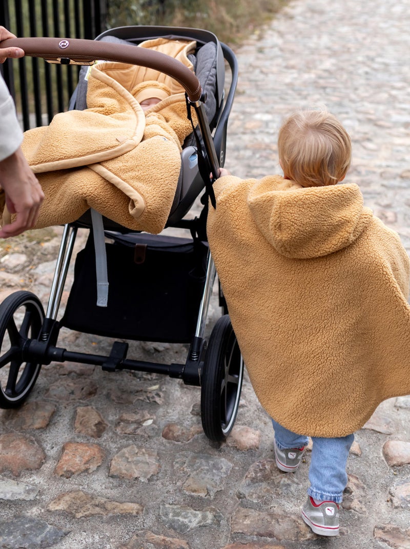 Bemini Poncho de voyage Teddy et Pady jersey Jaune moutarde - Kiabi