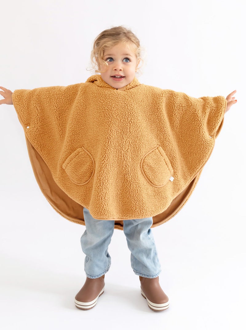 Bemini Poncho de voyage Teddy et Pady jersey Jaune moutarde - Kiabi