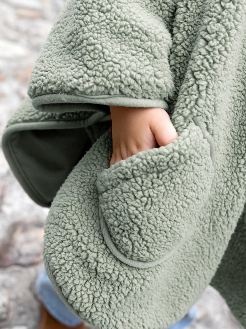 Bemini Poncho de voyage Teddy et Pady jersey Vert kaki - Kiabi