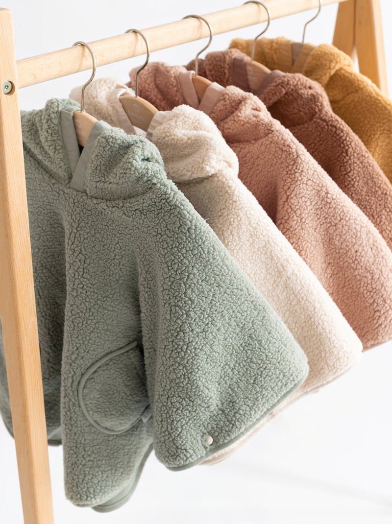 Bemini Poncho de voyage Teddy et Pady jersey Vert kaki - Kiabi