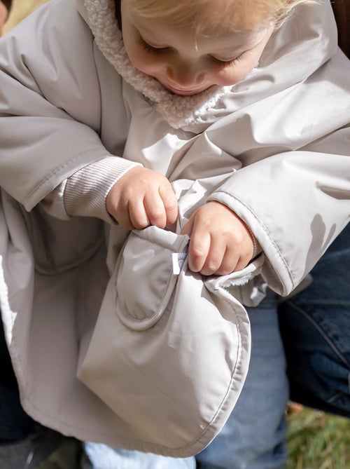 Bemini Poncho de voyage Waterproof et teddy - Kiabi