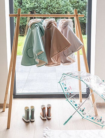 Bemini Poncho de voyage Waterproof et teddy