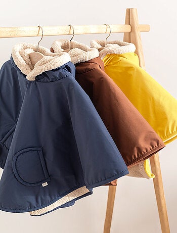 Bemini Poncho de voyage Waterproof et teddy