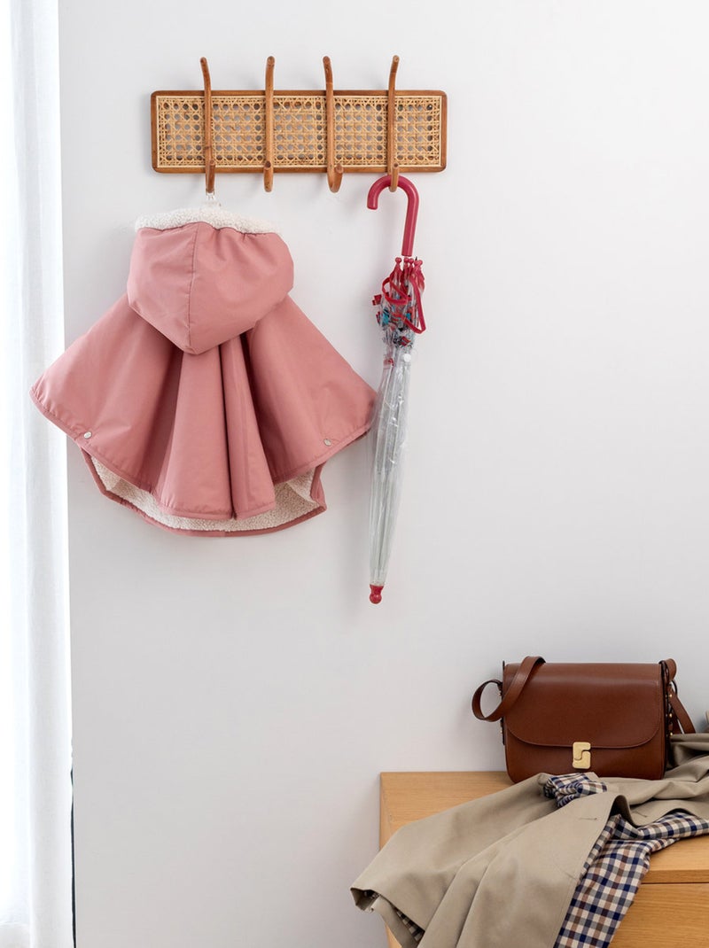 Bemini Poncho de voyage Waterproof et teddy Rose - Kiabi