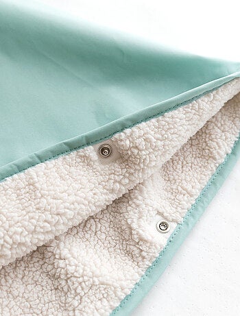 Bemini Poncho de voyage Waterproof et teddy