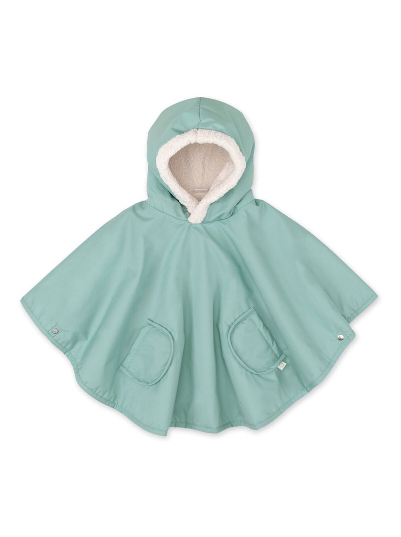 Bemini Poncho de voyage Waterproof et teddy Vert d'eau - Kiabi