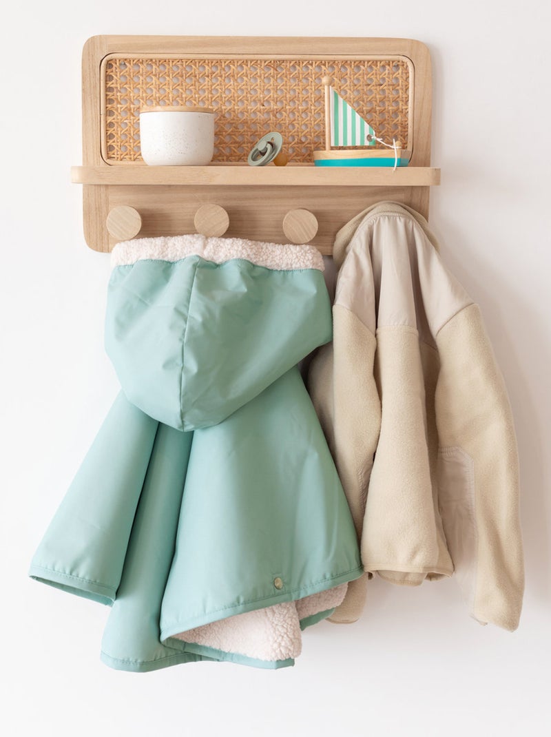 Bemini Poncho de voyage Waterproof et teddy Vert d'eau - Kiabi