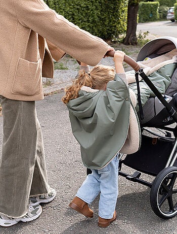 Bemini Poncho de voyage Waterproof et teddy