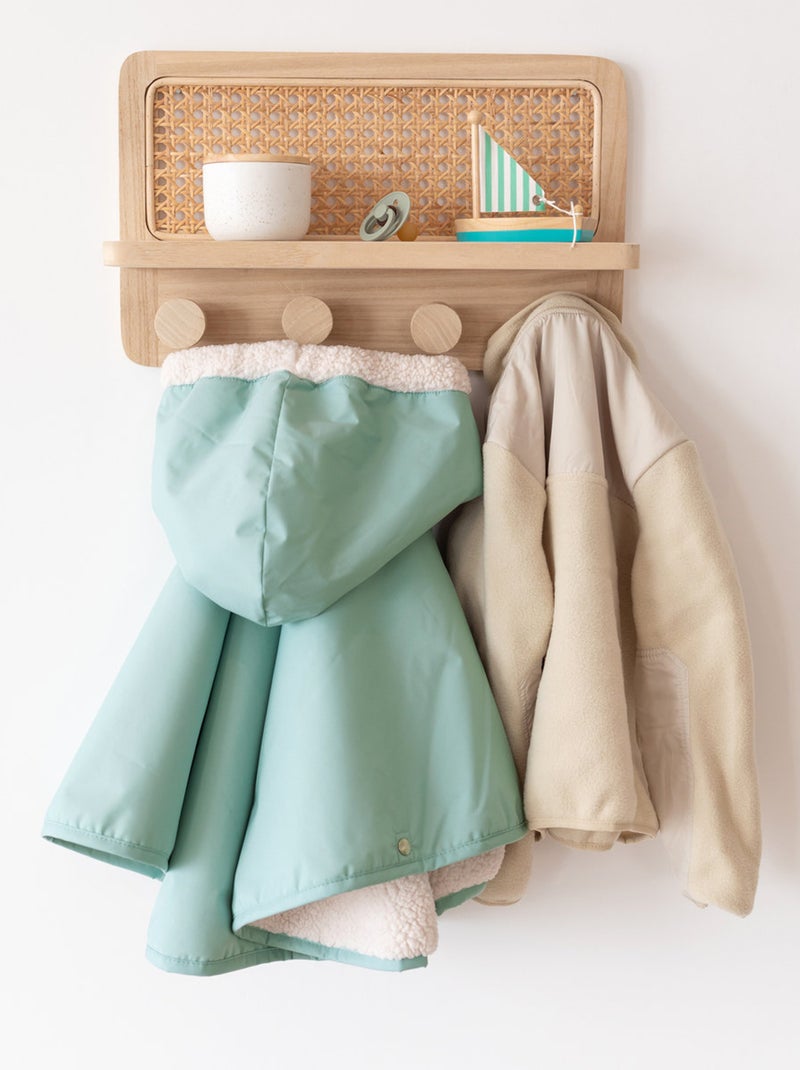 Bemini Poncho de voyage Waterproof et teddy Vert Sauge - Kiabi