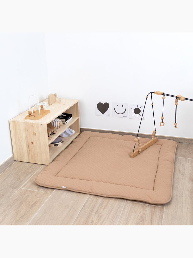 Bemini Tapis de parc et jeu CONFORT MATELASSÉ Beige clair - Kiabi