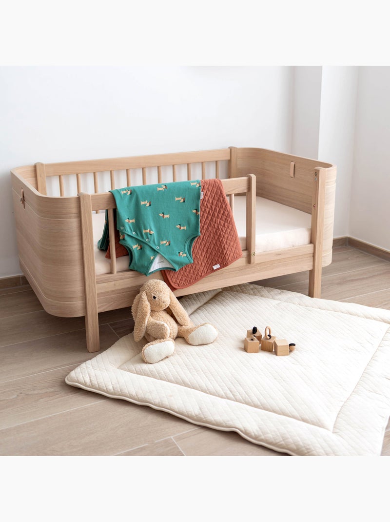 Bemini Tapis de parc et jeu Confort matelassé Beige coquille - Kiabi