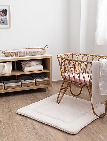 Bemini Tapis de parc et jeu Pady Jersey et bambou