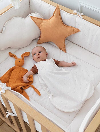 Bemini Tapis de parc et jeu Pady Jersey et bambou