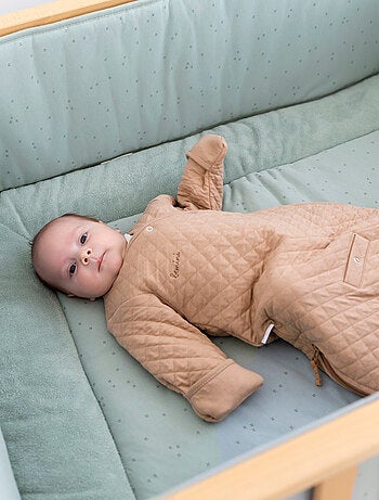 Bemini Tapis de parc et jeu Pady jersey et bambou