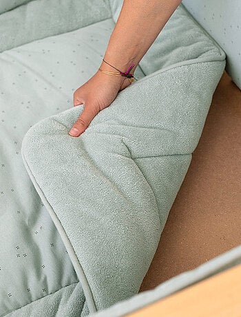 Bemini Tapis de parc et jeu Pady jersey et bambou