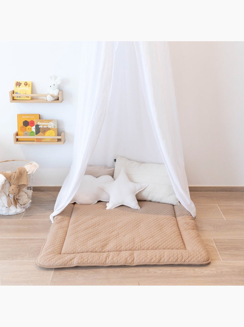 Bemini Tapis de parc et jeu Pady quilted jersey Beige clair - Kiabi