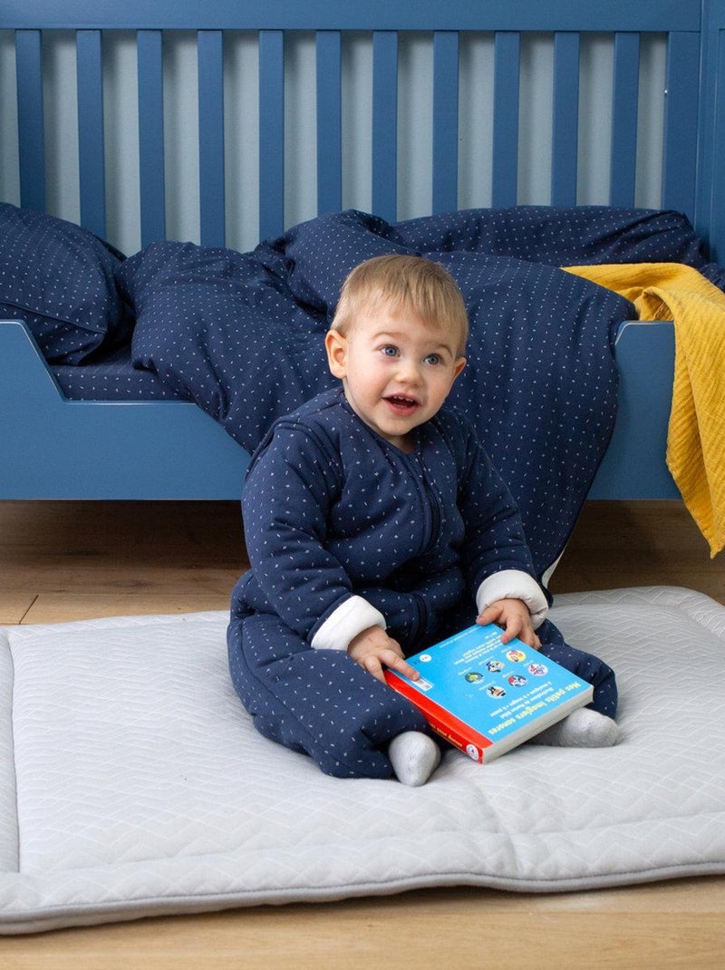 Bemini Tapis de parc et jeu Pady quilted jersey et jersey Gris - Kiabi