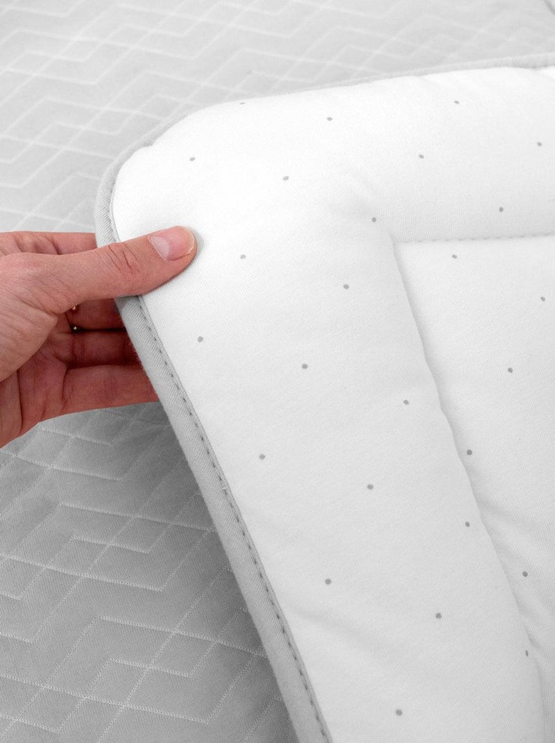 Bemini Tapis de parc et jeu Pady quilted jersey et jersey Gris - Kiabi