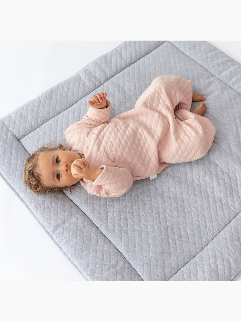 Bemini Tapis de parc et jeu Pady quilted jersey Gris chiné - Kiabi
