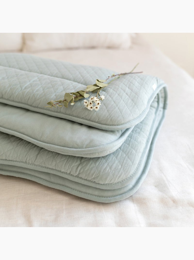 Bemini Tapis de parc et jeu Pady quilted jersey Vert chèvrefeuille - Kiabi