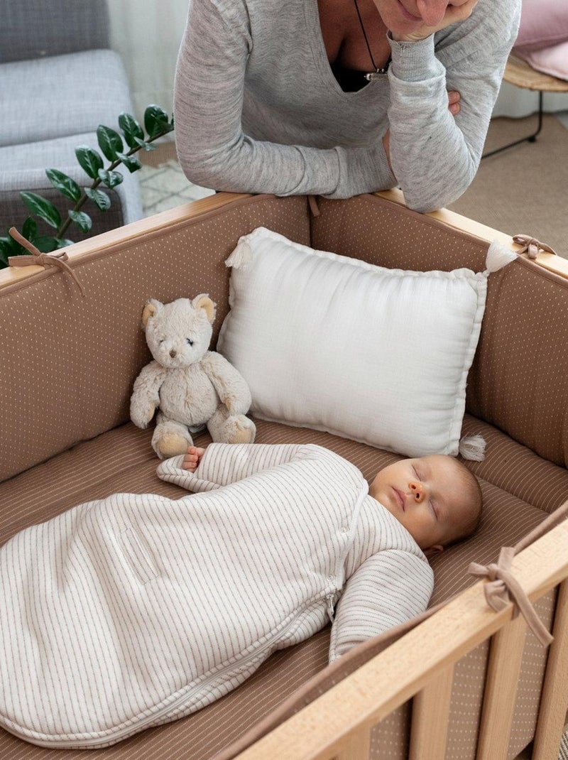 Bemini Tapis de parc et jeu Pady twin jersey Beige foncé - Kiabi