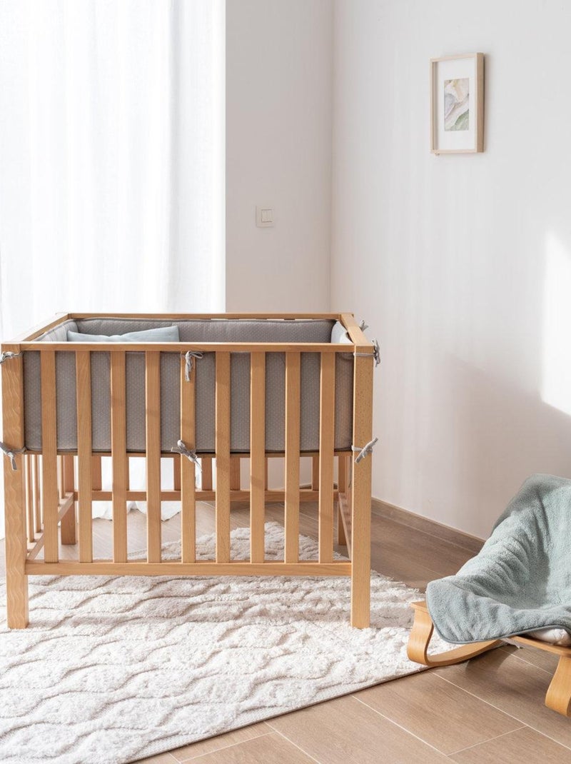 Bemini Tapis de parc et jeu Pady twin jersey Gris - Kiabi