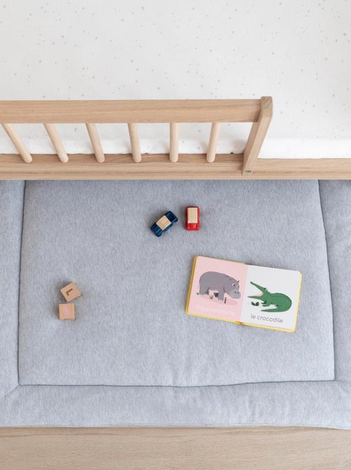 Bemini Tapis de parc et jeu Pady waffle Bio et jersey Bio - Kiabi