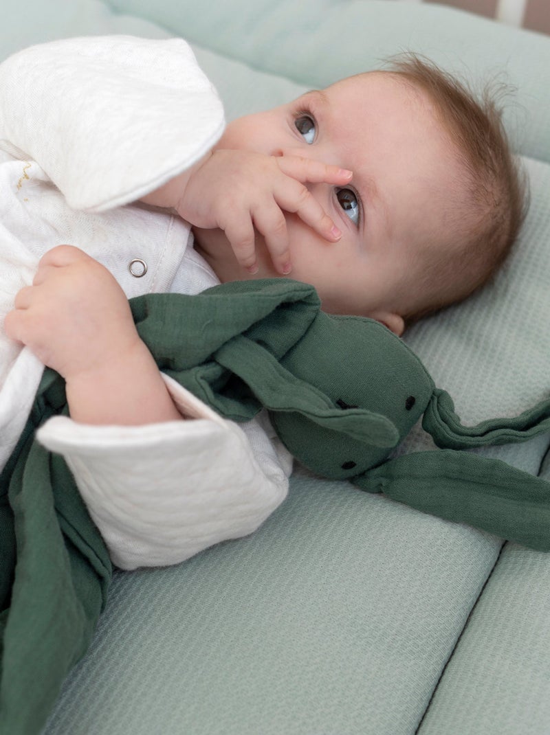 Bemini Tapis de parc et jeu Pady waffle Bio et jersey Bio Vert chèvrefeuille - Kiabi