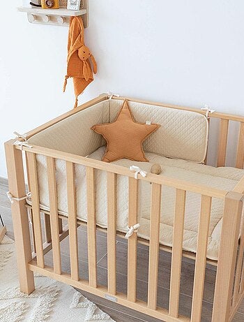 Bemini Tour de lit et parc Pady quilted jersey