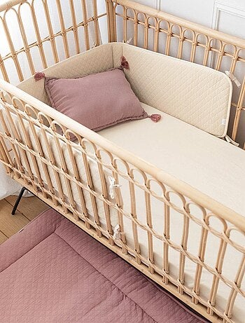 Bemini Tour de lit et parc Pady quilted jersey