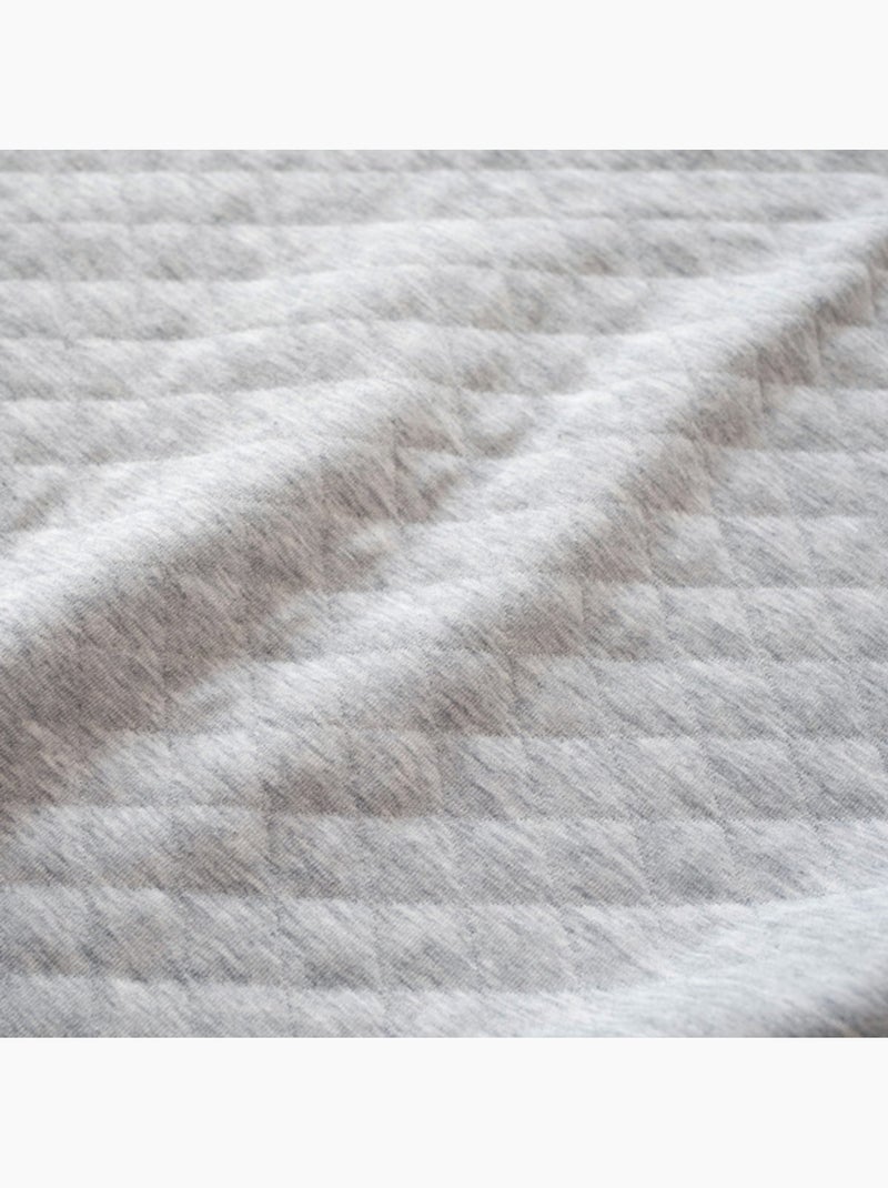 Bemini Tour de lit et parc Pady quilted jersey Gris chiné - Kiabi