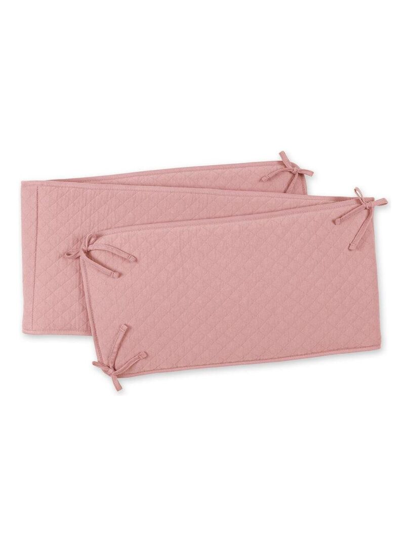 Bemini Tour de lit et parc Pady quilted jersey Rose foncé - Kiabi