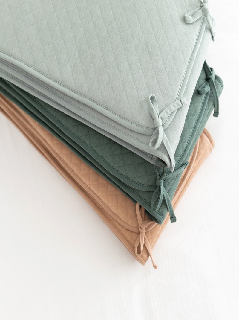 Bemini Tour de lit et parc Pady quilted jersey Vert chèvrefeuille - Kiabi