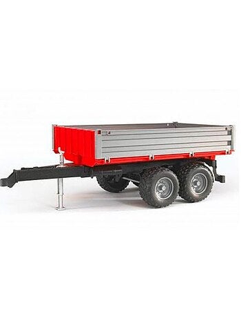Benne pour tracteurs avec ridelles rabattables