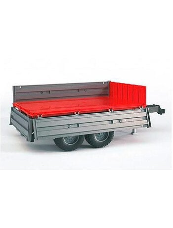 Benne pour tracteurs avec ridelles rabattables