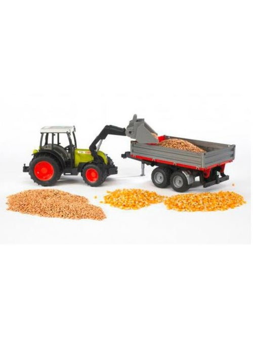 Benne pour tracteurs avec ridelles rabattables - Kiabi