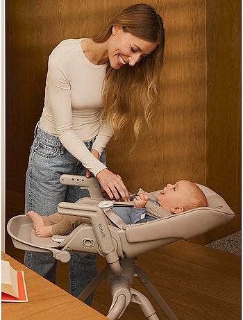 Berceau 3en1 LIONELO Maddie Set - Chaise haute - Évolutive - Pliable - Jusqu’à 15 kg - 4 roues