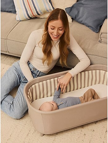 Berceau 3en1 LIONELO Maddie Set - Chaise haute - Évolutive - Pliable - Jusqu’à 15 kg - 4 roues