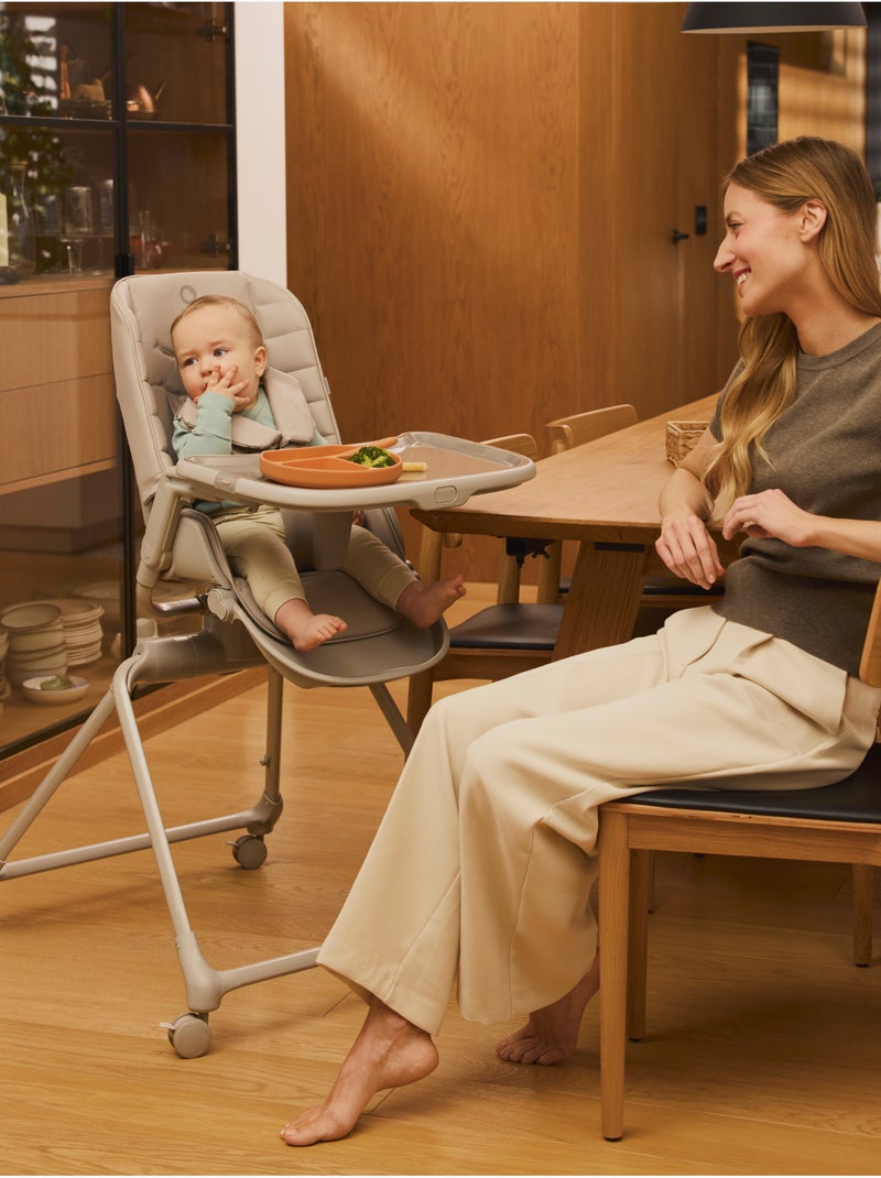 Berceau  3en1 LIONELO Maddie Set - Chaise haute - Évolutive - Pliable - Jusqu’à 15 kg - 4 roues Beige - Kiabi