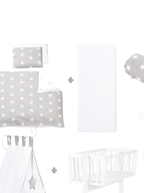 Berceau avec literie complète imprimée étoile - ROBA 'Little Stars' - Kiabi