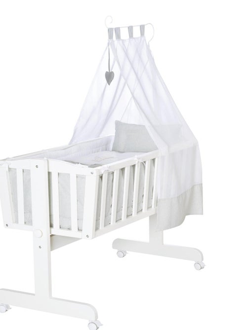 Berceau avec literie complète imprimée ourson 'Heartbreaker' ROBA - Kiabi Berceau avec literie complète imprimée ourson 'Heartbreaker' ROBA - Kiabi