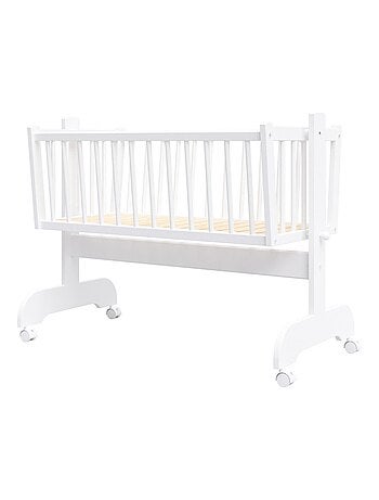 Berceau bébé - EMILIE - 90x40 cm - Matelas Inclus