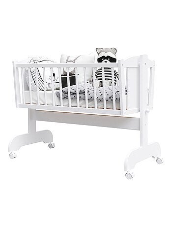 Berceau bébé - VICTORIA - 90x40 cm - Matelas Inclus