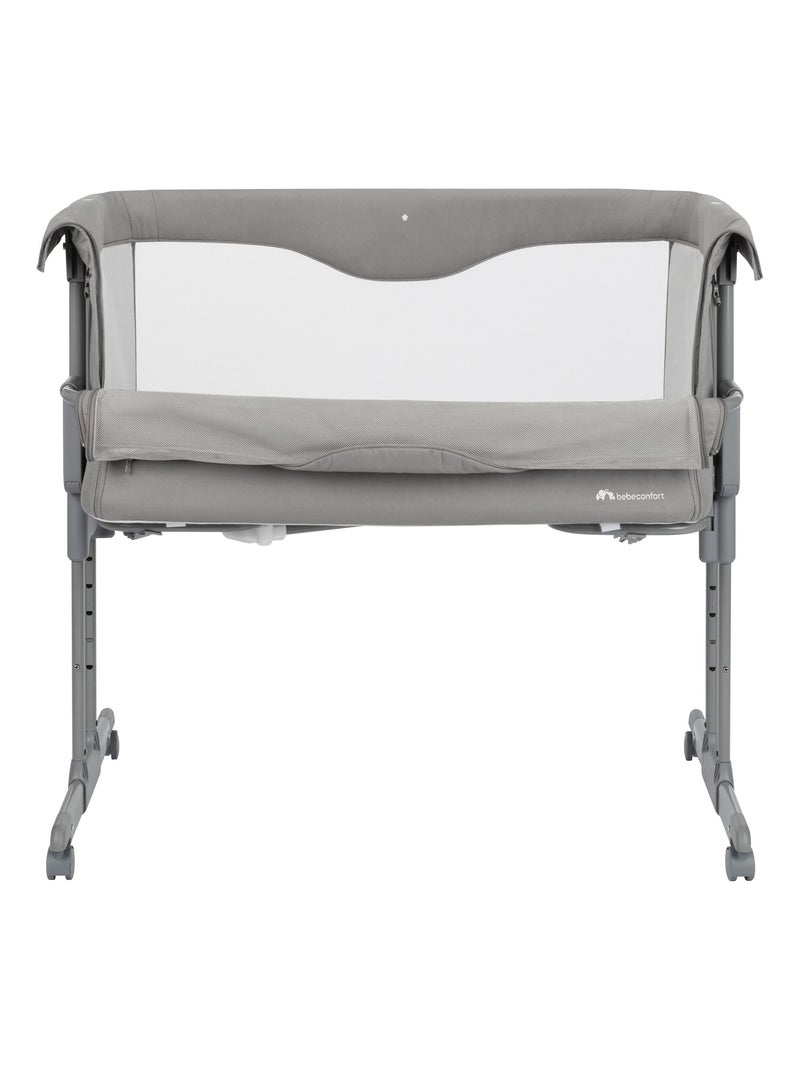 Berceau bébé et Cododo 2 en 1 Amara Blanc Argenté Gris - Kiabi