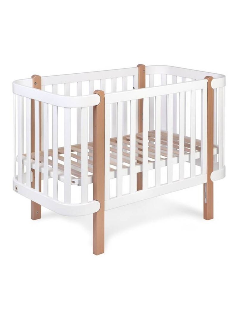 Berceau bébé YappyÉtude avec sommier réglable et inclinable Blanc - Kiabi