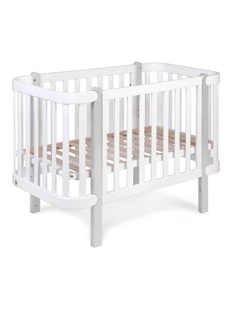 Berceau bébé YappyÉtude avec sommier réglable et inclinable Gris clair - Kiabi