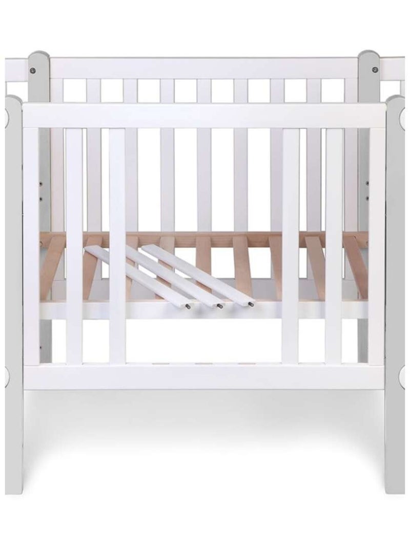 Berceau bébé YappyÉtude avec sommier réglable et inclinable Gris clair - Kiabi