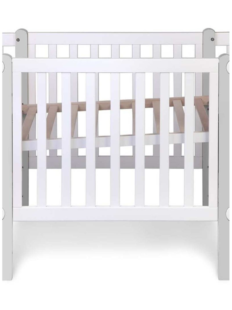 Berceau bébé YappyÉtude avec sommier réglable et inclinable Gris clair - Kiabi