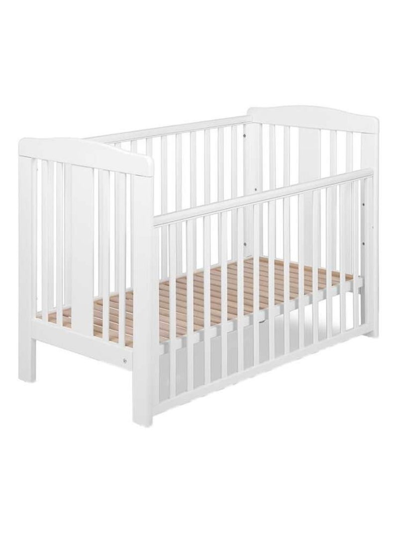 Berceau bébé YappyQu avec sommier réglable Blanc - Kiabi