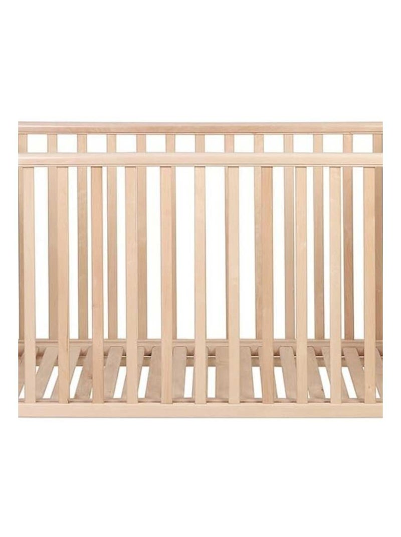 Berceau bébé YappyQu avec sommier réglable Bois naturel - Kiabi